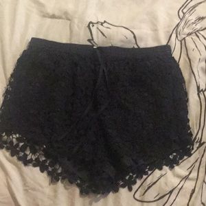 Abercrombie & Fitch lace shorts
